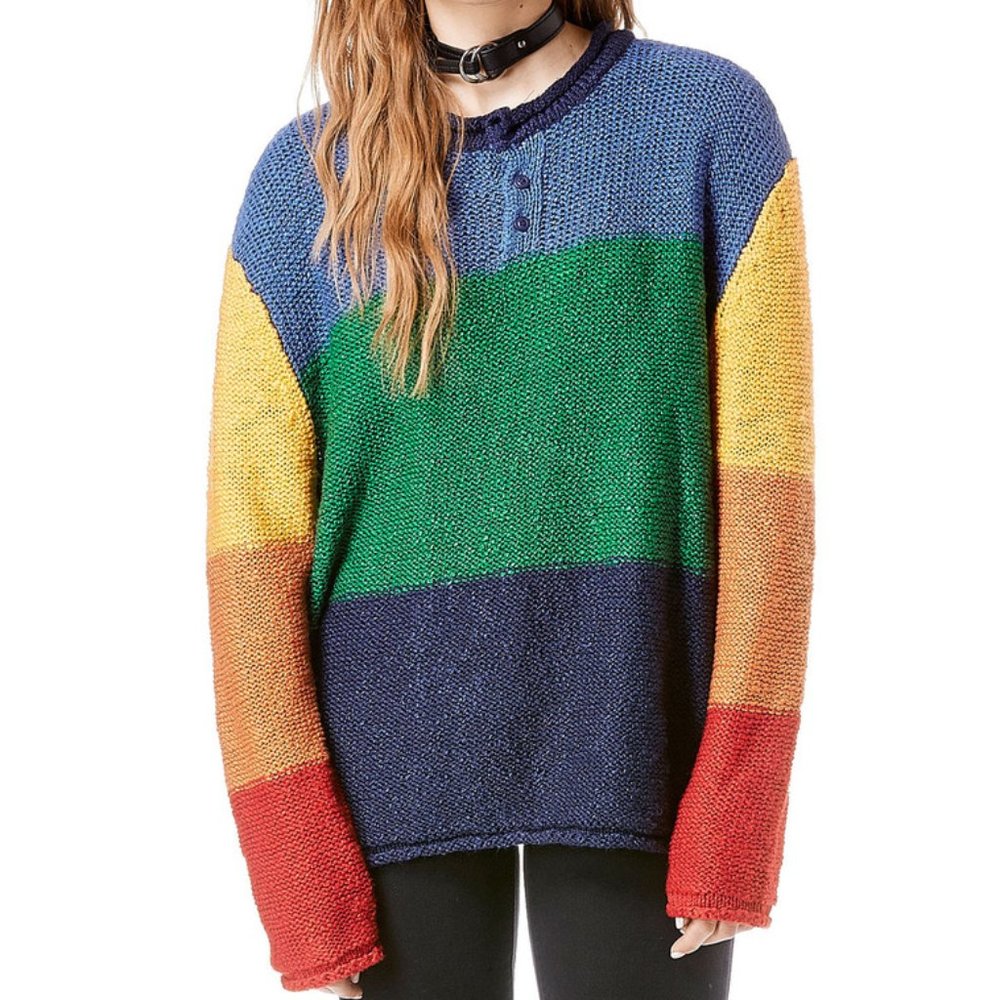 UNIF Caleb Rainbow Sweater